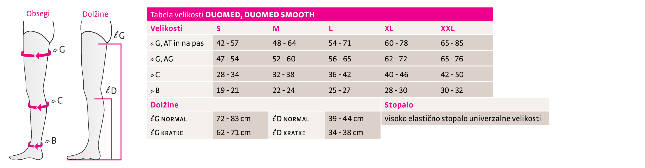 Duomed smooth samostoječe nogavice caramel - Image 2